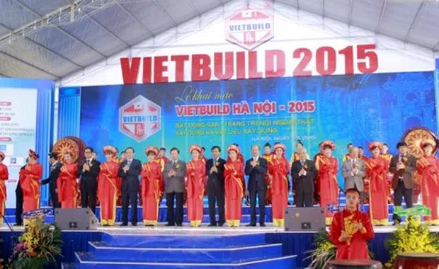 khai mạc triển lãm vietbuild