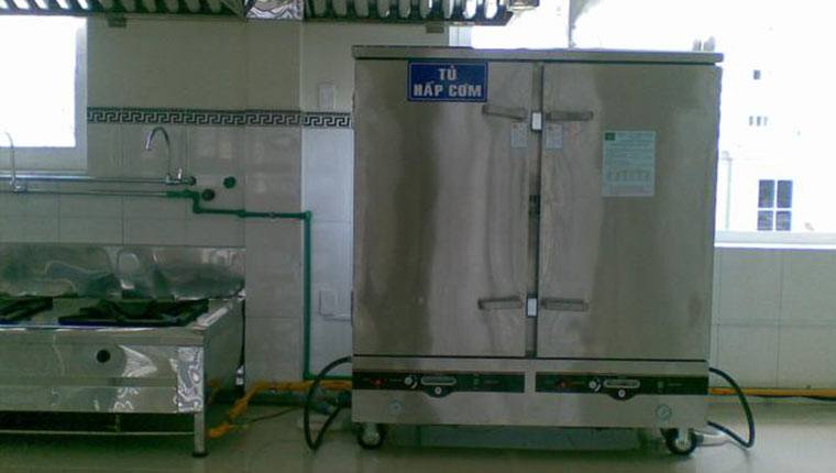 Lắp đặt tủ nấu cơm công nghiệp