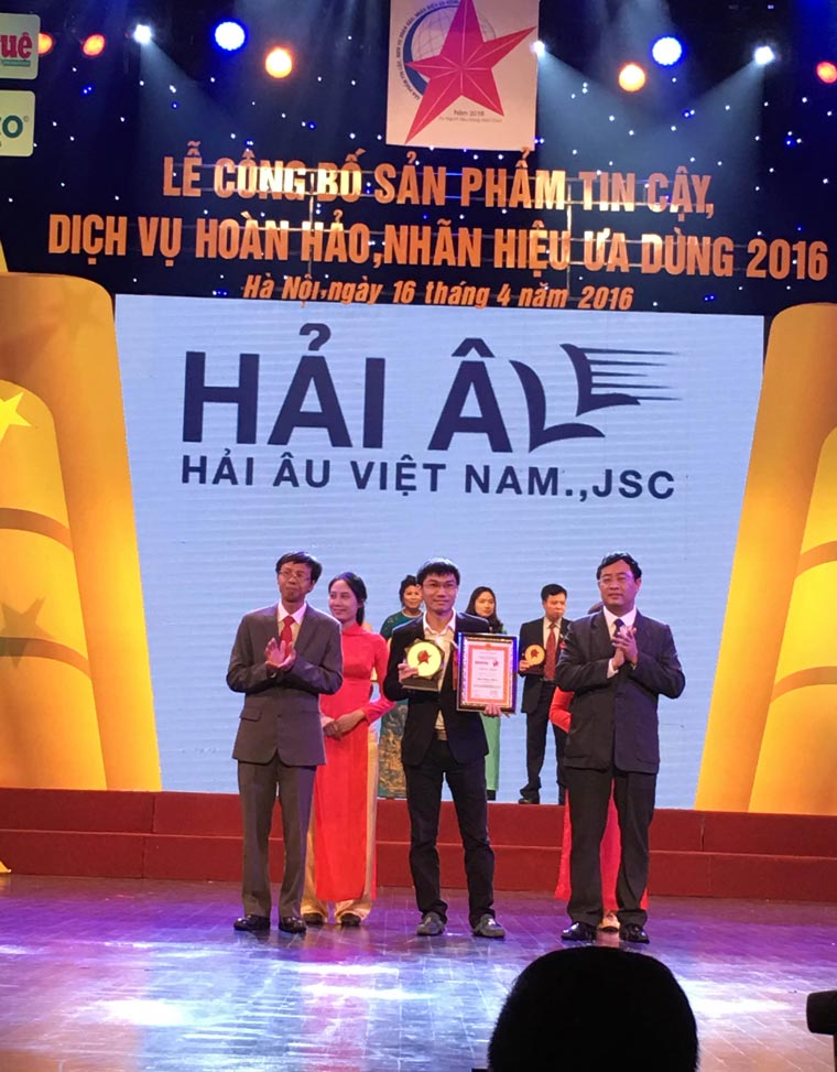 hải âu việt nam đạt chứng nhận dịch vụ hoàn hảo