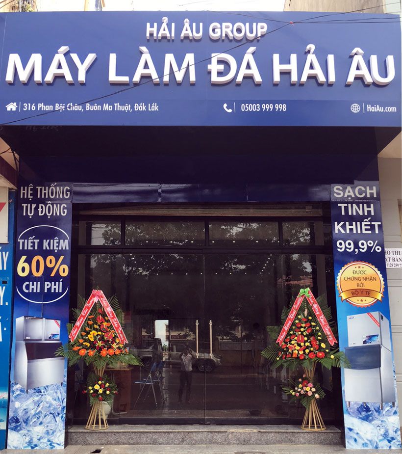 Khai trương showroom Máy làm đá Tại Tây Nguyên