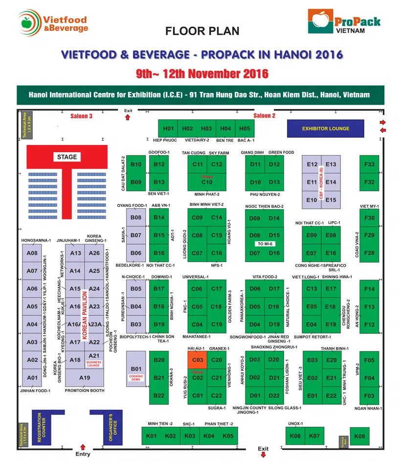 Gian hàng Máy Làm Đá Hải Âu tại Triển Lãm Gian hàng Máy Làm Đá Hải Âu tại Triển Lãm