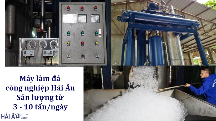 Máy làm đá công nghiệp Hải Âu Máy làm đá công nghiệp Hải Âu