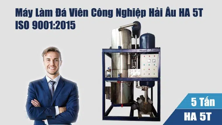 máy làm đá hải âu HA 5T ISO 9001:2015