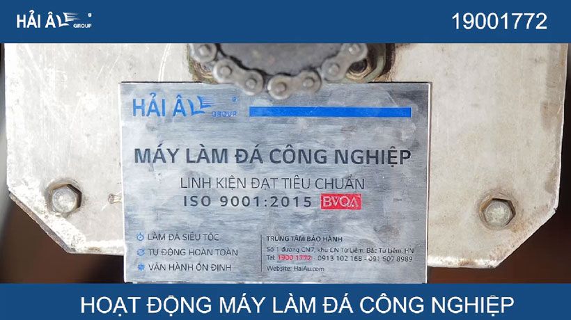 máy làm đá công nghiệp Hải Âu