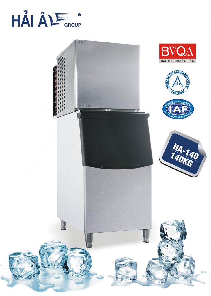 Máy làm đá viên Hải Âu ha140