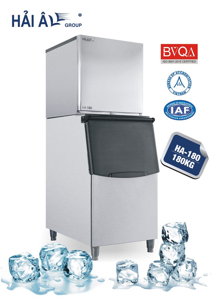 Máy làm đá viên Hải Âu ha180