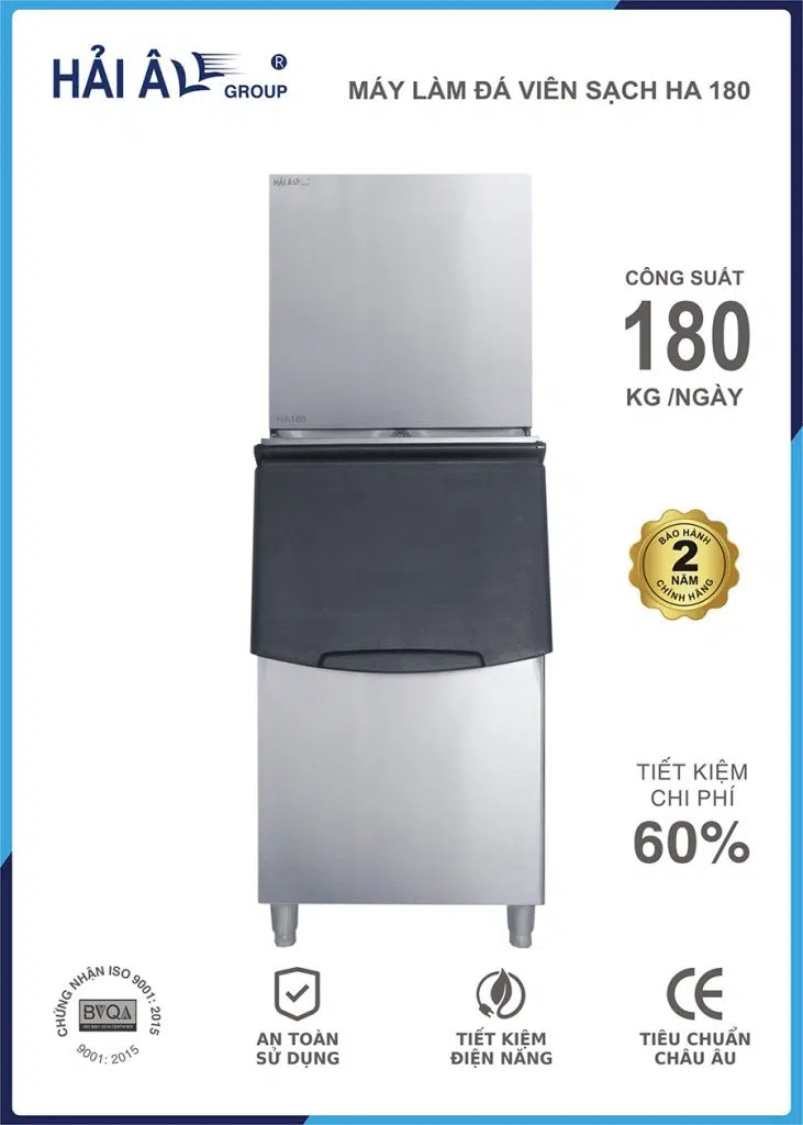Máy Làm Đá Viên Hải Âu HA 180