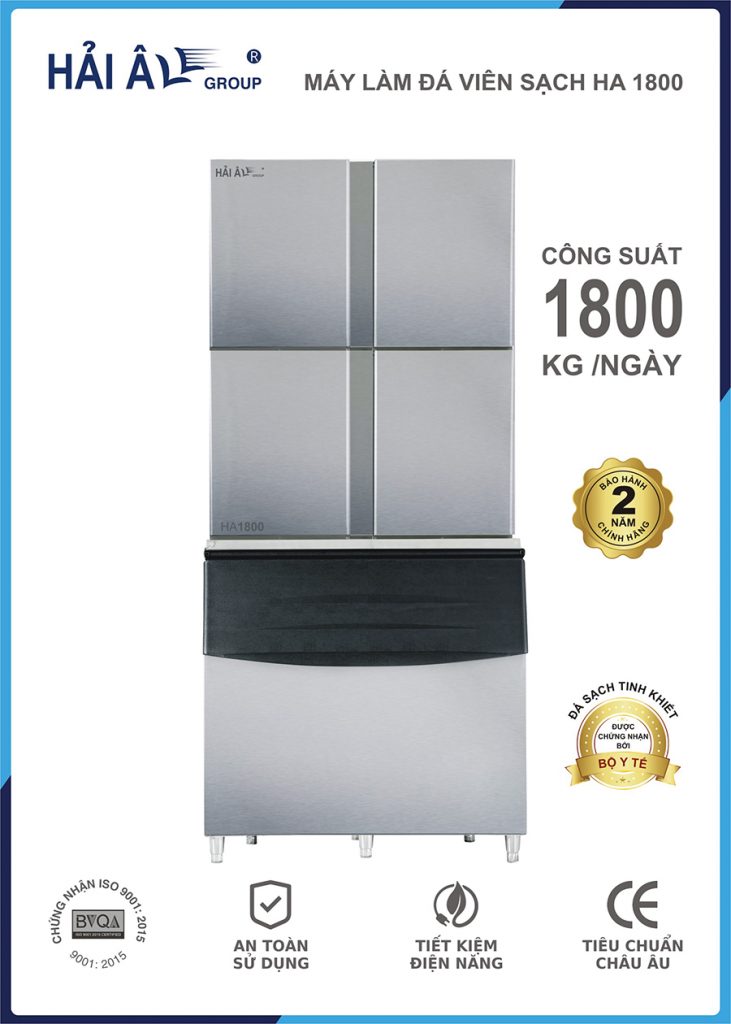 Máy Làm Đá Viên Hải Âu HA 1800