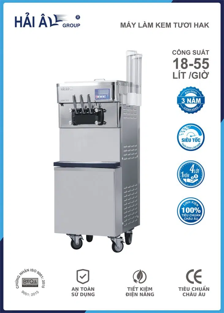 Máy làm kem tươi Hải Âu