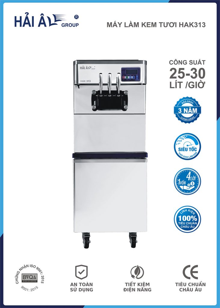 Máy Làm Kem Tươi Hải Âu HAK 313