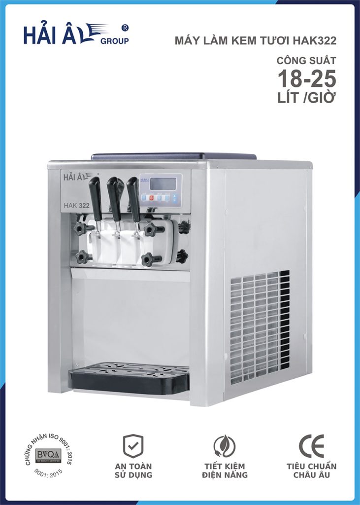 Máy Làm Kem Tươi Hải Âu HAK 322