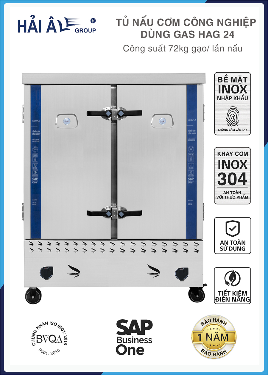Tủ Nấu Cơm Công Nghiệp Hải Âu HAG 8