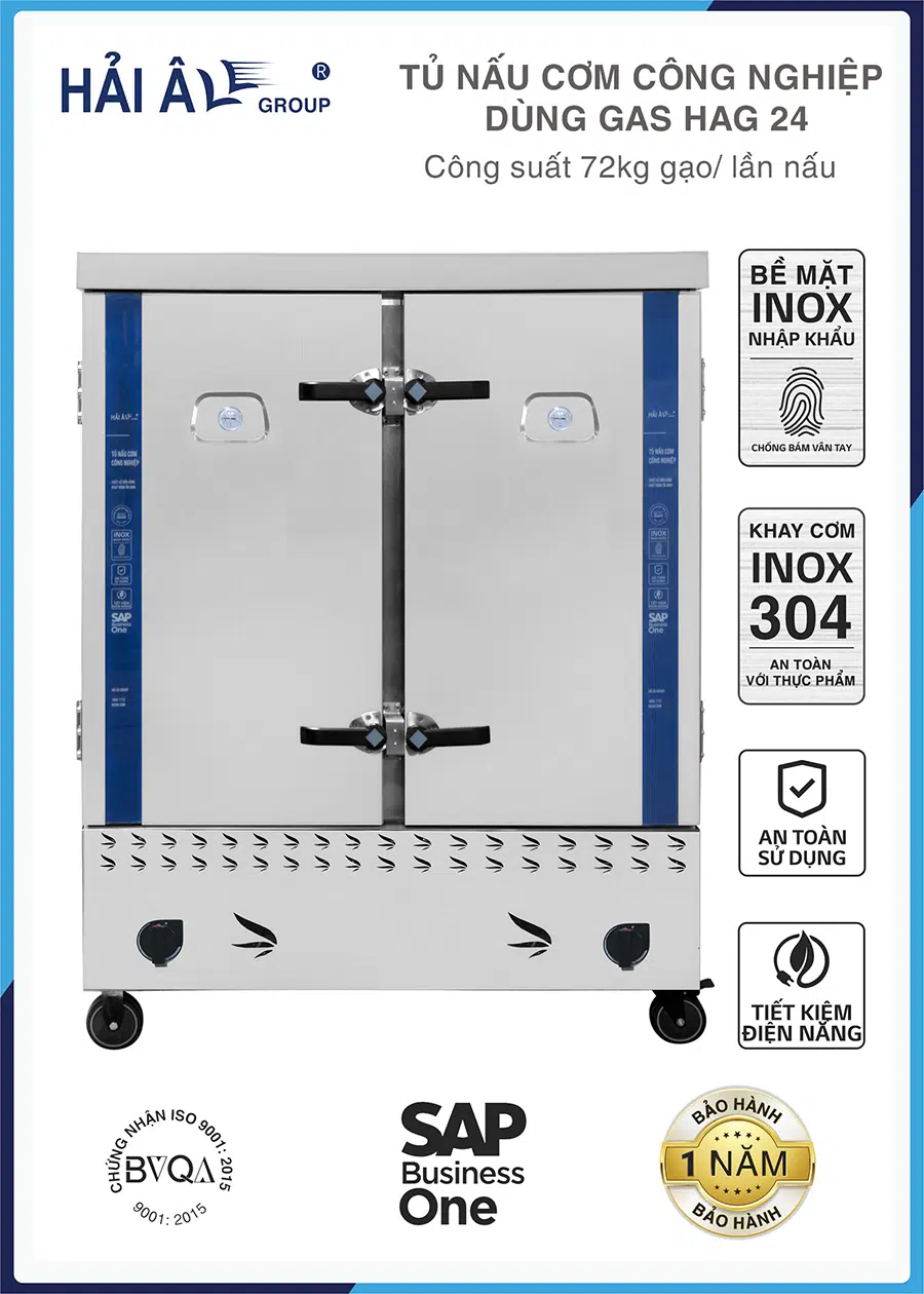 Tủ Nấu Cơm Công Nghiệp Hải Âu HAG 8