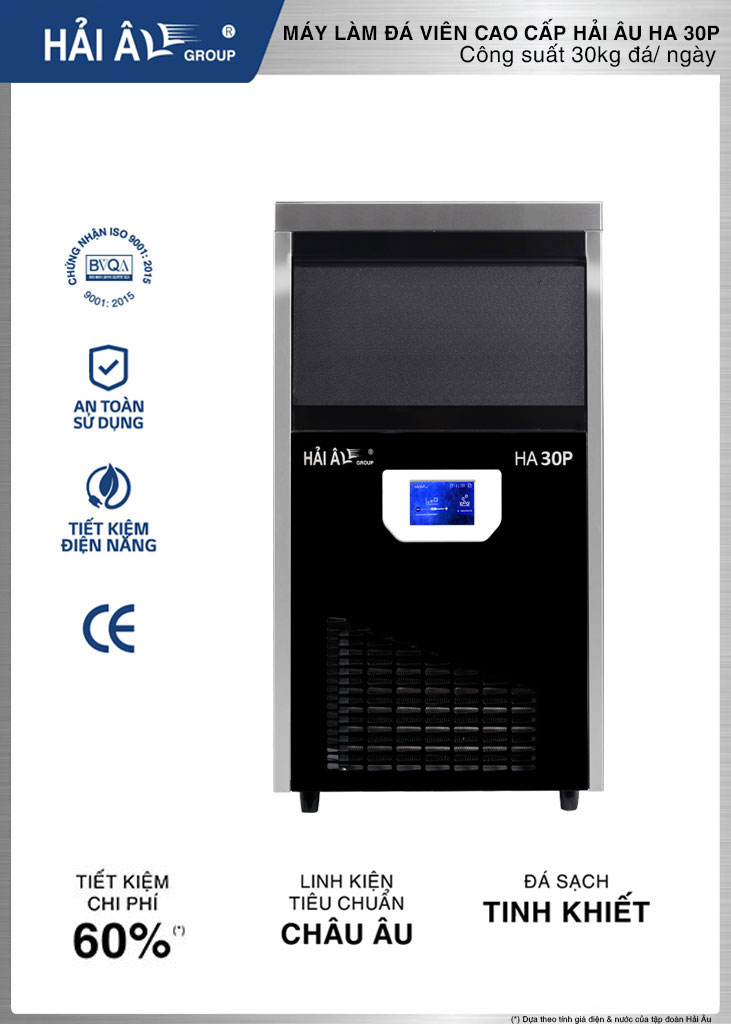 Máy Làm Đá Viên Cao Cấp Hải Âu HA 30P