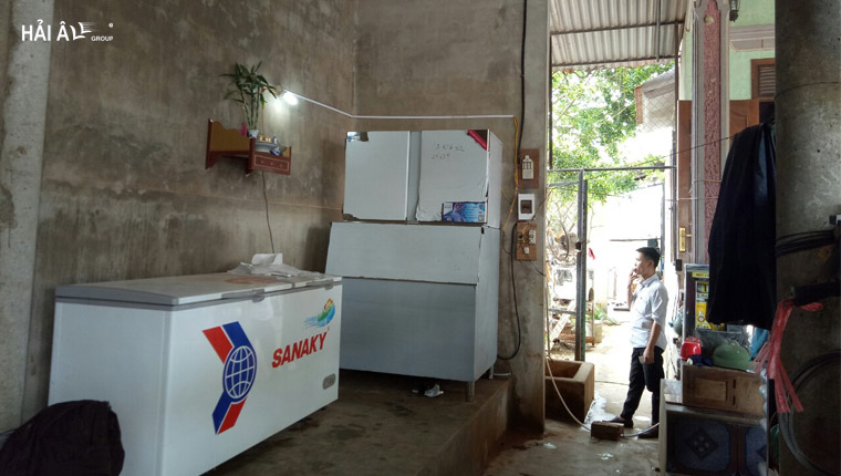 máy làm đá 3 pha kinh doanh