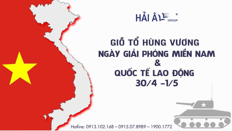 lịch nghỉ giỗ Tổ, 30/4 & 1/5