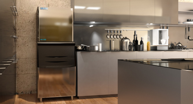 Máy làm đá viên Hải Âu