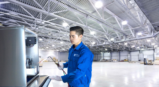 Máy làm đá viên cao cấp Hải Âu